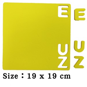 Безопасный магнит из ЭВА с цифрами 123 или алфавитом (самоокрашивающийся)