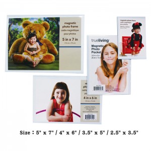 Magnetic PVC Photo Frame Set