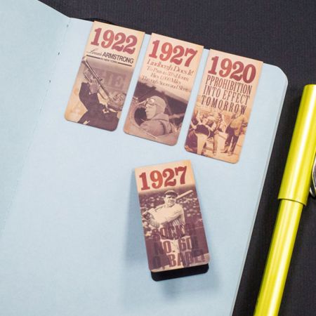 "Roaring Twenties" Magnet Bookmarks