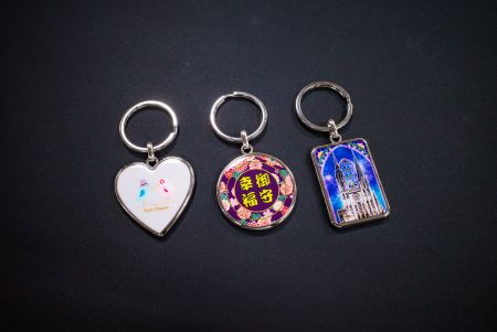 Round Shape Keychain with Magnetic
