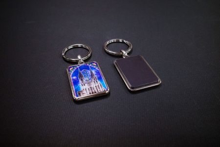 Rectangle Shape Keychain with Magnetic - Rectangle Shape Keychain with Magnetic