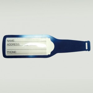 Label Bagasi Bentuk Botol