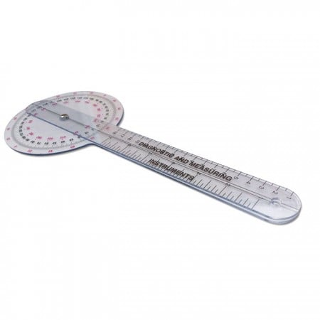 Plastic 360 Degree Goniometer