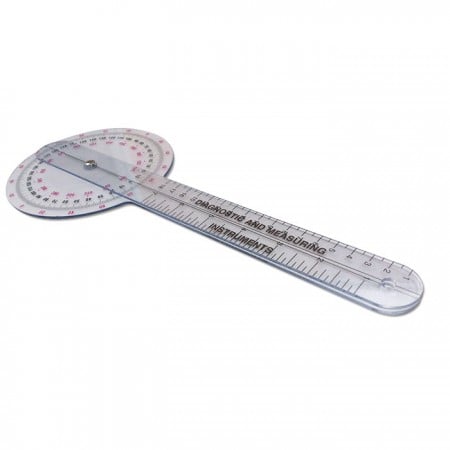 Plastic 360 graden goniometer