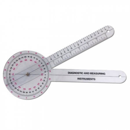 Plastic 360 Degree Goniometer
