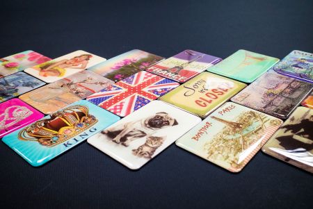 Epoxy Fridge Magnets World Wide Collection