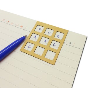 Tic Tac Toe magnetisches Lesezeichen