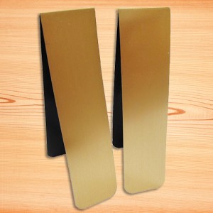 Gold PVC-Magnetlesezeichen