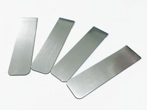 Серебряная магнитная закладка из ПВХ