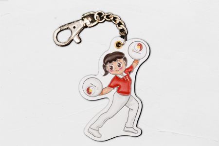 軟式浮雕立體磁鐵鑰匙圈