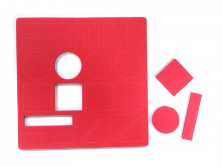 Bezpieczny magnes z pianki EVA w kształcie geometrii