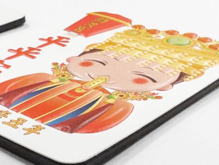 Магнит на холодильник с тиснением MAZU