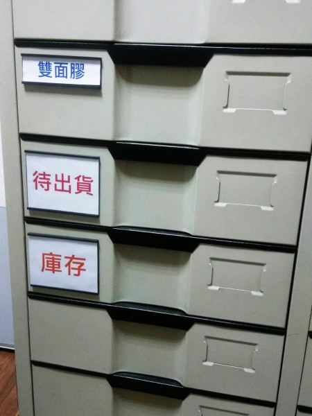 Supporto per etichette magnetiche