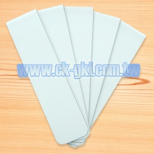 Segnalibro magnetico in PVC bianco MG-B07-W