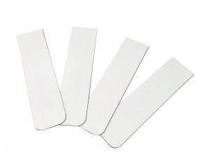 Marque-page magnétique en PVC blanc MG-B07-W