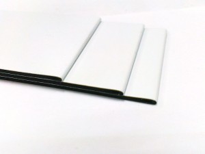 MG-B07-W White PVC Magnetic Bookmark