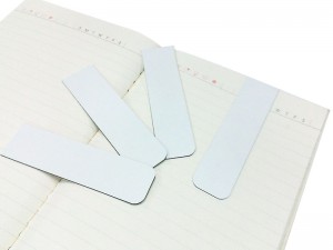 Segnalibro magnetico in PVC bianco MG-B07-W