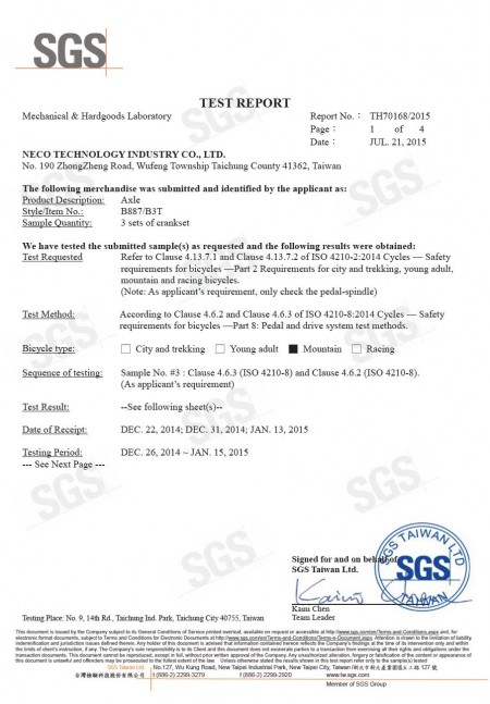 Report No.: TH70168/2015