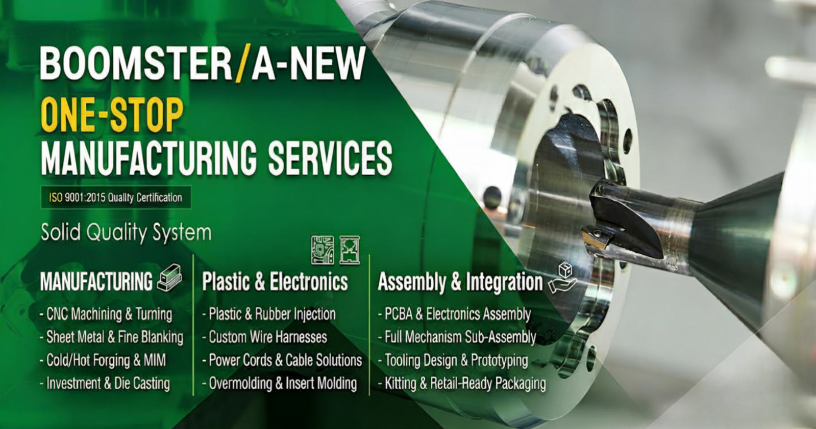 ONE-STOP MANUFACTURING SERVICES