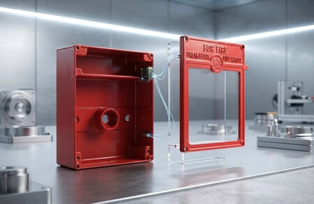 Custom Aluminum Pull Box Components for Fire Safety - High-quality casting and assembly of the emergency device