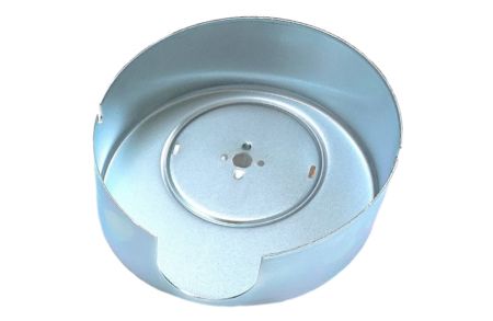 Custom Stamped Steel Back Cover for Fire Protection Devices - Precision Stamped Cover Plate for Fire Alarm & Suppression Systems