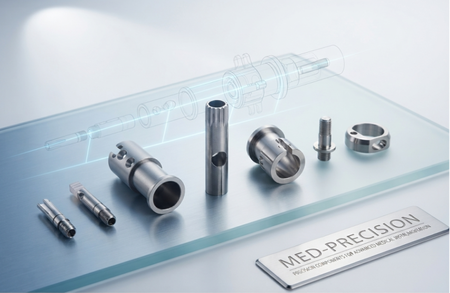 Edelstahl CNC-Fräs- und Drehteile für medizinische Komponenten - OEM CNC-gefräste und -gedrehte Edelstahl-Medizinteile