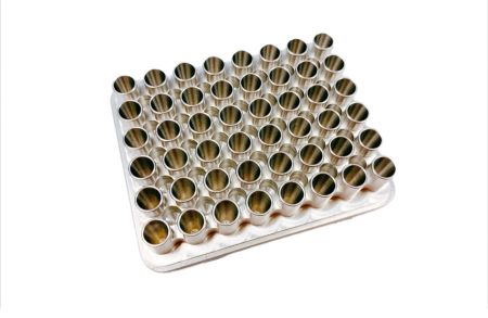 CNC Aluminum Microplate for DNA Analysis Equipment - Taiwan OEM CNC Aluminum 48-Well Microplate