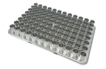 Taiwan Customized CNC Aluminum 96-Well Microplate
