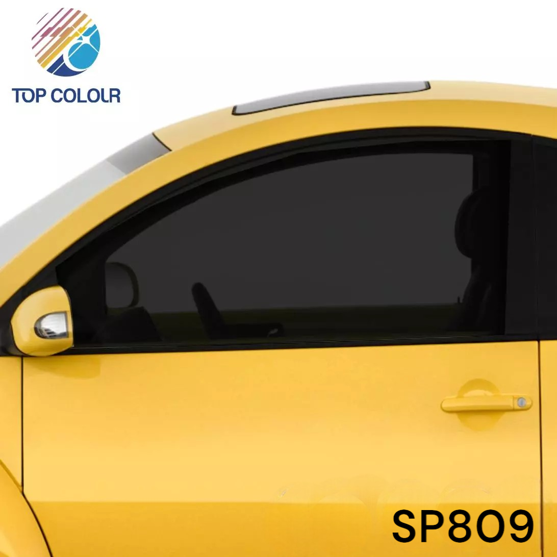 Tinted Dyed Film in Ultra Super Dark Black