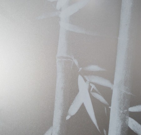 Film de fenêtre décoratif (Bambou - PVC) - Film de décoration en bambou