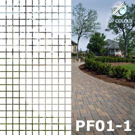 Filme Decorativo para Janela em Quadrado Branco - 1.9cm*1.9cm - Filme Decorativo para Janela em Quadrado Branco