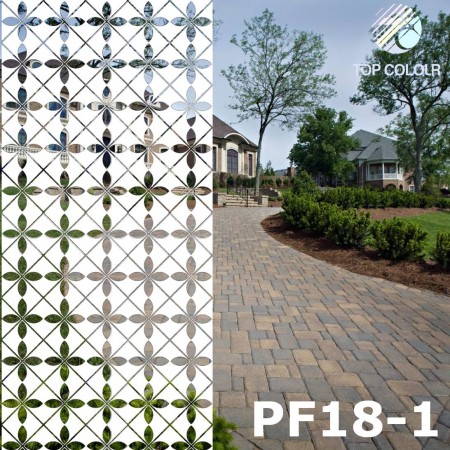 Filme decorativo para janelas em losango branco - Filme de decoração em losango branco