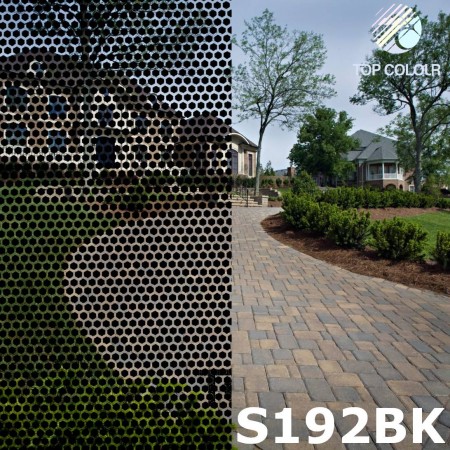 Filme de Janela Decorativo (Favo de Mel Preto) - Filme de Decoração Preto em Favo de Mel