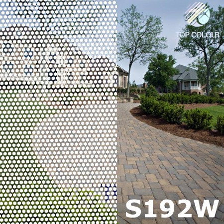 Filme de Janela Decorativo (Favo de Mel Branco) - Filme Decorativo para Janelas