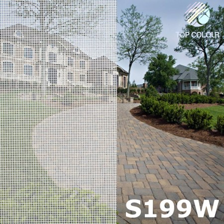 Filme Decorativo para Janelas (Branco de Rede) - Filmes Decorativos