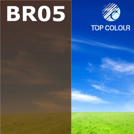 Filme de Janela Colorido em Marrom Super Escuro - Filme de Privacidade Super Escuro