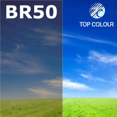 Filme de Janela Colorido em Marrom Claro - Filme de Janela Marrom Claro