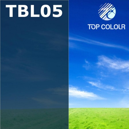 Filme de Janela Colorido em Azul Superior Super Escuro - Filme para Janela de Carro