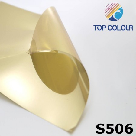 Отразителна прозорна фолия в двойно злато - Фолио за отразяване на топлина