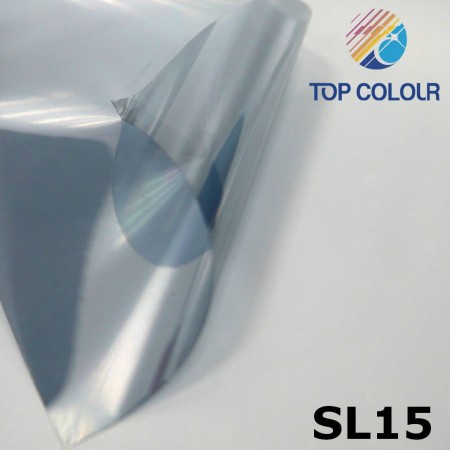 Reflexní okenní fólie v tmavě stříbrné barvě - Reflexní solární okenní fólie