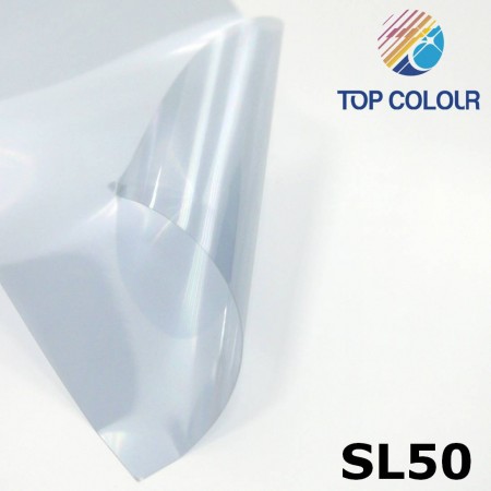 Reflective Window Film in Light Light Silver - Reflective Color Film for Windows