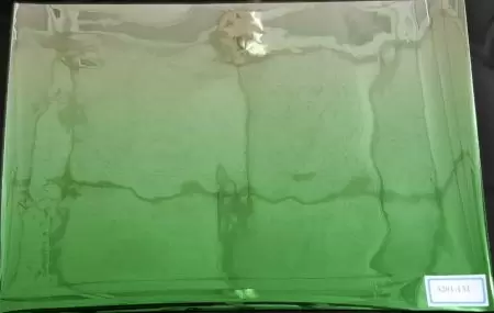 Filme de Janela de Gradação Bicolor em Verde Prata - Filme Tintado de Controle Solar Reflexivo
