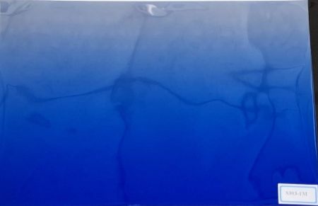 Película de Janela Gradiente Bicolor em Azul Claro Prateado - Película Solar Reflexiva para Janelas