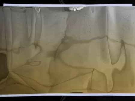 Película de janela com gradiente bicolor em ouro e prata - Película Solar Reflexiva para Janelas