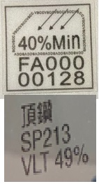 Qualified products for automotive window and windshield heat insulation film in Taiwan