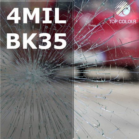 4mil thickness Black 35% Safety Window Film - 4mil Security Film