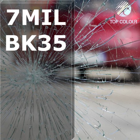 7mil thickness Black 35% Safety Window Film - 7mil Security Film