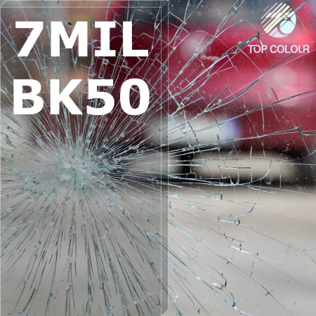 7mil thickness Black 50% Safety Window Film - 7mil Architectural Film