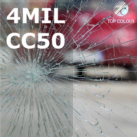 4mil thickness Charcoal 50% Safety Window Film - 4mil Safety Film for Car Windows