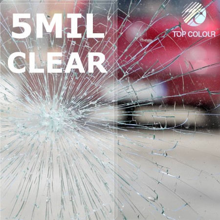 5mil thickness Clear Safety Window Film - 5mil Safety Window Film